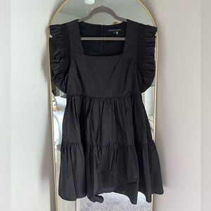 English Factory Black Mini Dress